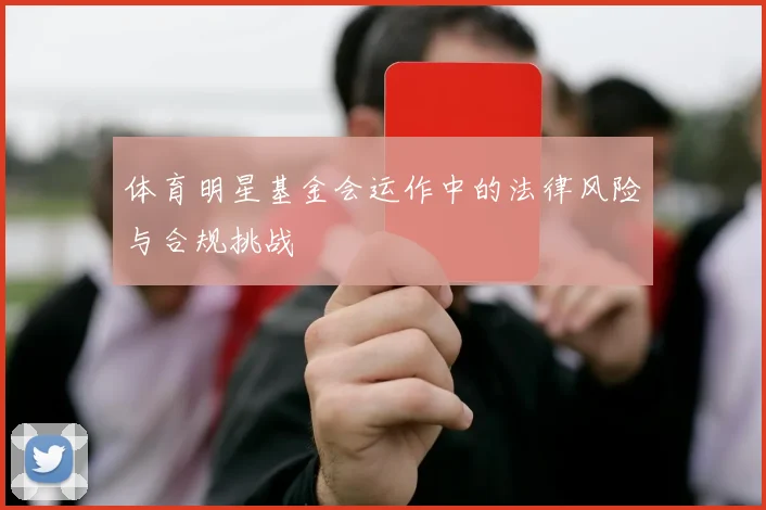 体育明星基金会运作中的法律风险与合规挑战